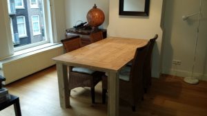 Rbhoutwerk steigerhout eettafel