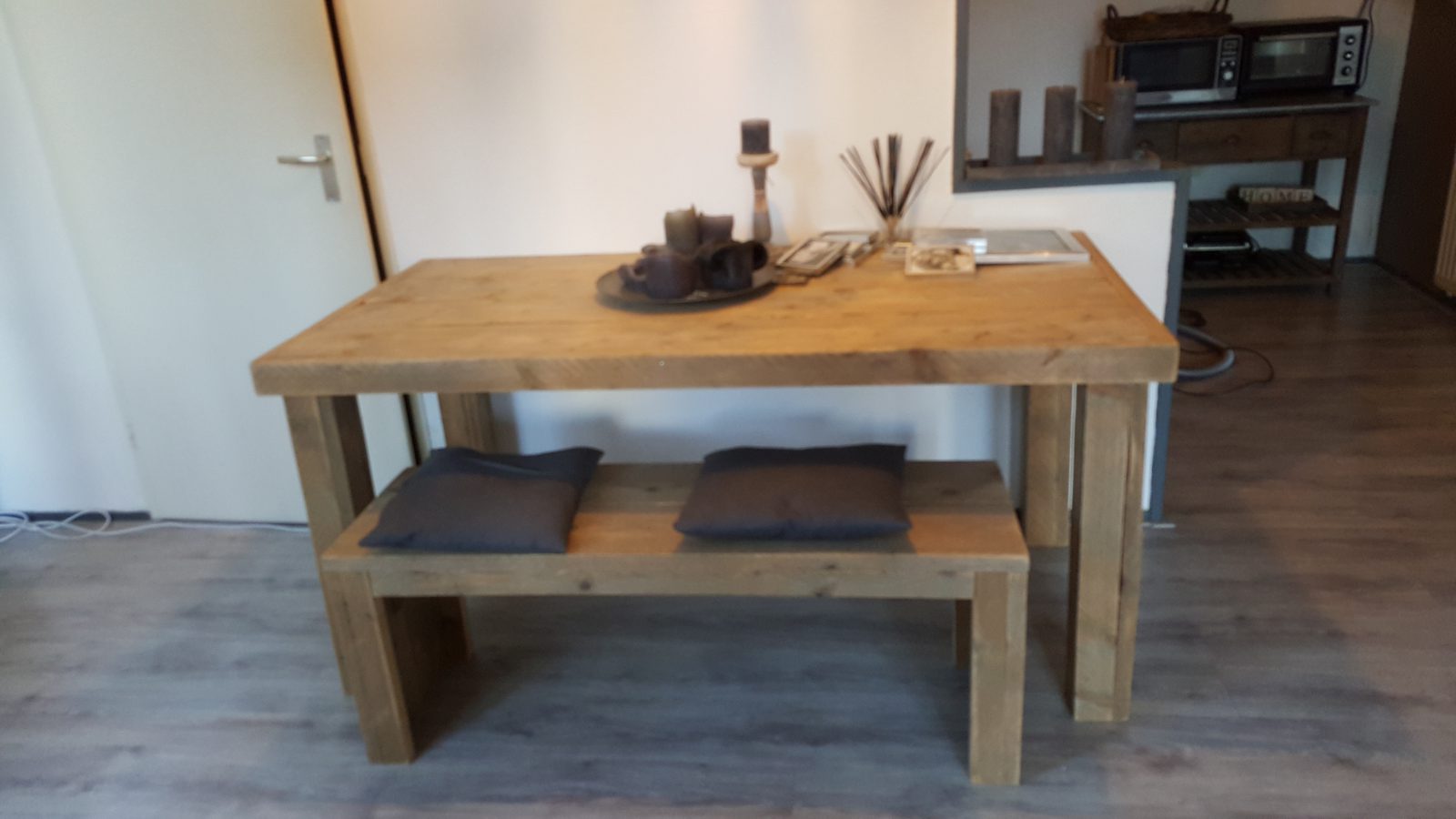 Rbhoutwerk steigerhout tafel bankje