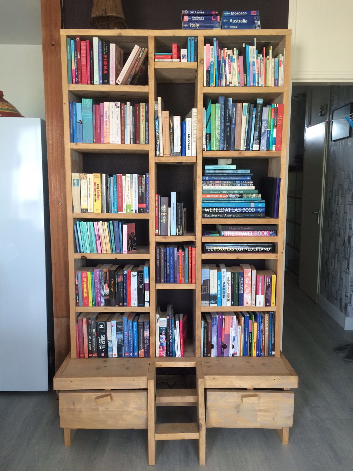 boekenkast steigerhout rbbhoutwerk boekenkast steigerhout