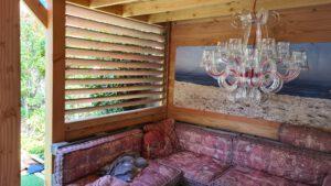 veranda met shutters